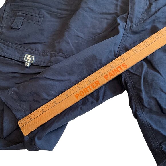 Hook and Tackle Men's 38 Navy Blue Barrier Reef Stretch Cargo‎ Fishing Shorts - Picture 4 of 5